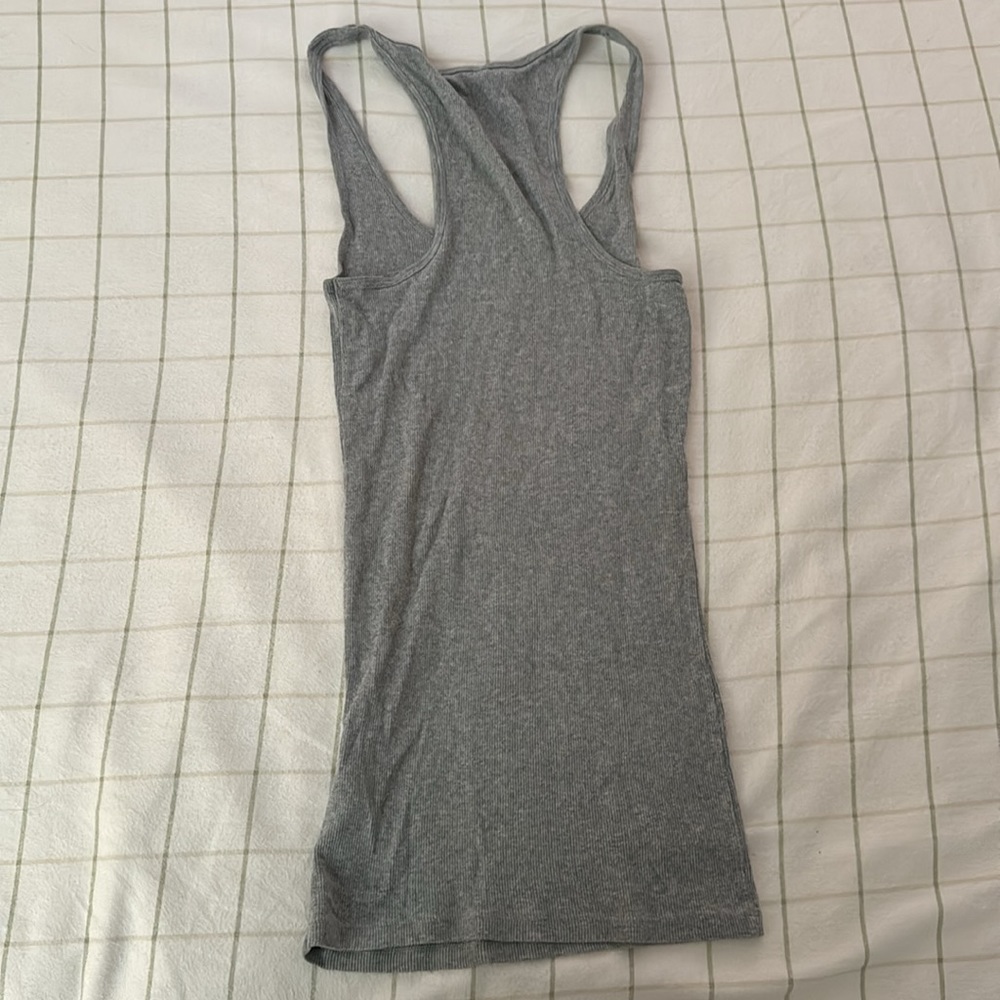 Gilly Hicks Grey Ribbed Tank - Picture 2 of 2